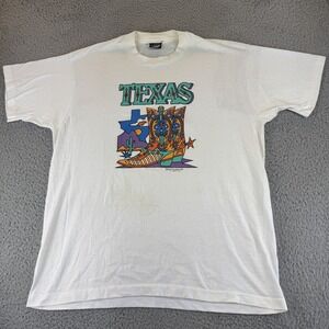 Vintage Lonestar‎ Sportswear Shirt Mens XL Cowboy Boots Graphic 90s USA